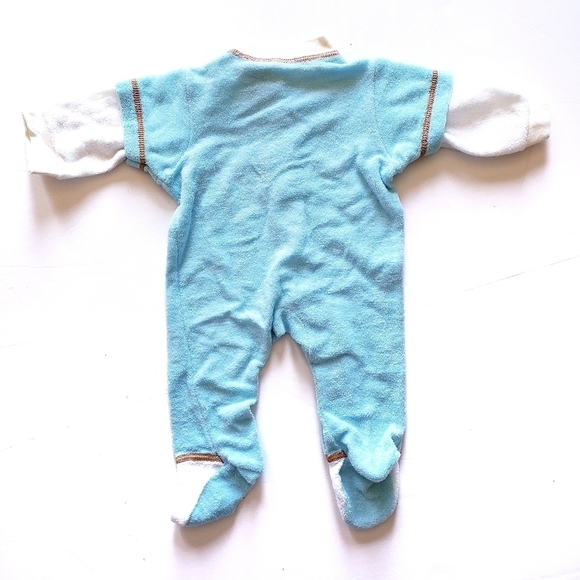 Vintage Carter's Footsie Pajama S Small Champ Boxing Glove One Piece - Picture 4 of 5